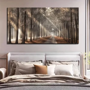 Mountain Night Canvas Painting
