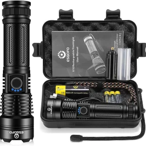 Super Bright 100000 Lumens Rechargeable LED Flashlight