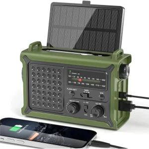 Emergency Solar Hand Crank Radio