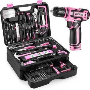 DEKO Home Mechanic Toolbox with 12V Power